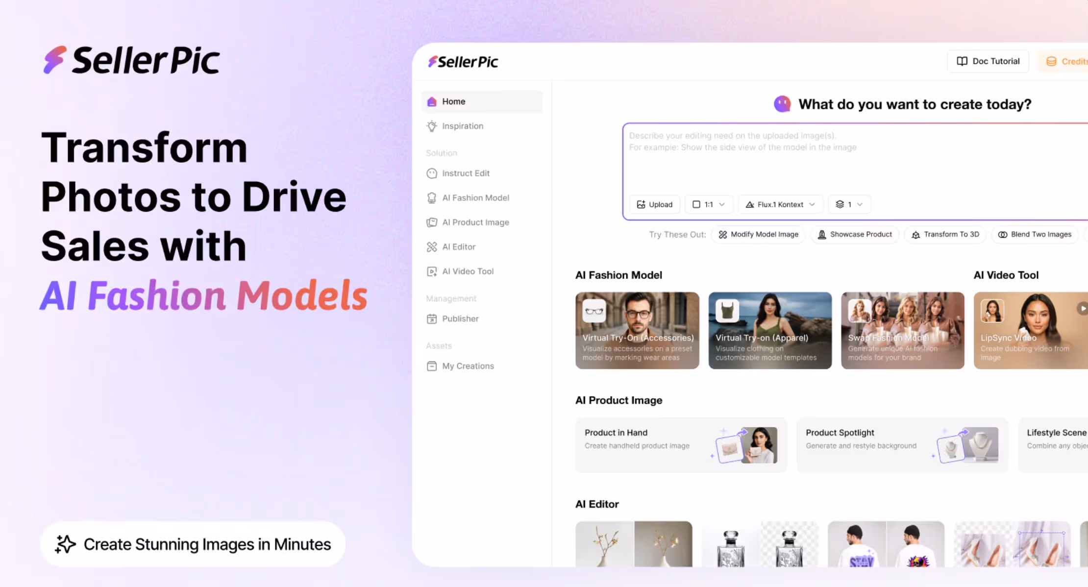 Supercharging Product Visuals with SellerPic (AI)